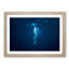 Deep Blue Diving in Abstract - Picture Frame Graphic Art Print-55740346-55740345