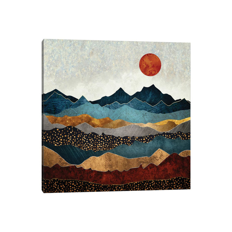 Amber Dusk by SpaceFrog Designs - Wrapped Canvas Print, 46cm H x 46cm W