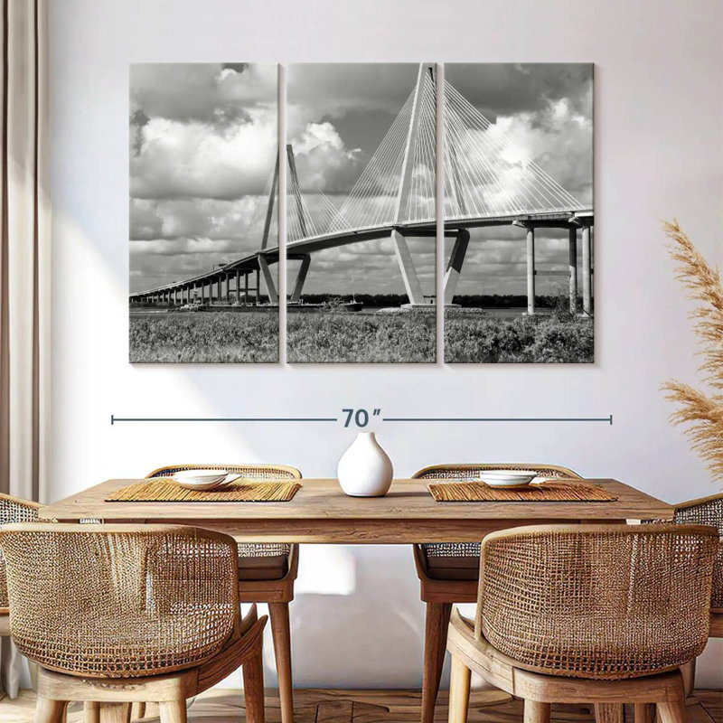 Lilie BW Cooper River Bridge, H 42 po x l 65 po