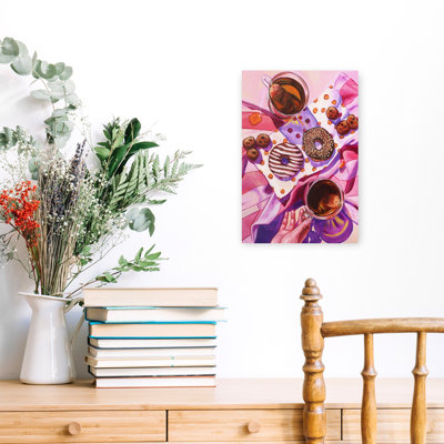 Sweet Tea And Donuts Abstract Contemporary Wall Art
