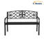 Banc de jardin extérieur en acier