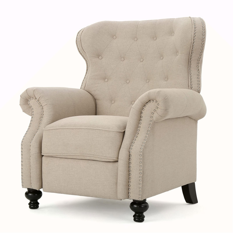 Fauteuil inclinable, Tissu blanc