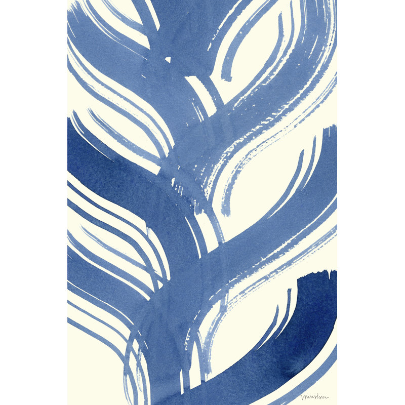 Macrame Blue IV by Vanna Lam - Wrapped Canvas Print, 46cm H x 30cm W