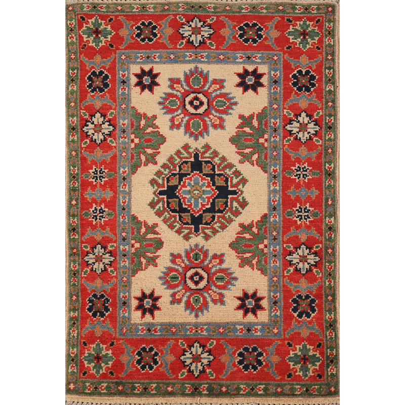 Tapis oriental géométrique Kazak 2x3