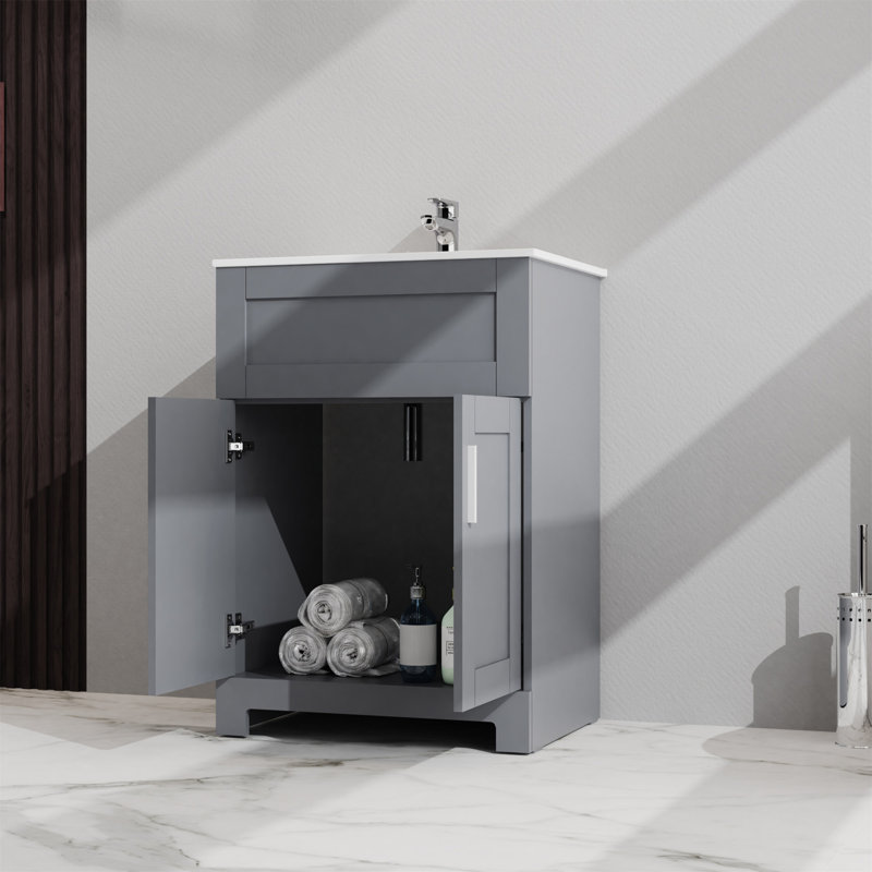 Bathroom Sink Vanity Laundry Utility Cabinet