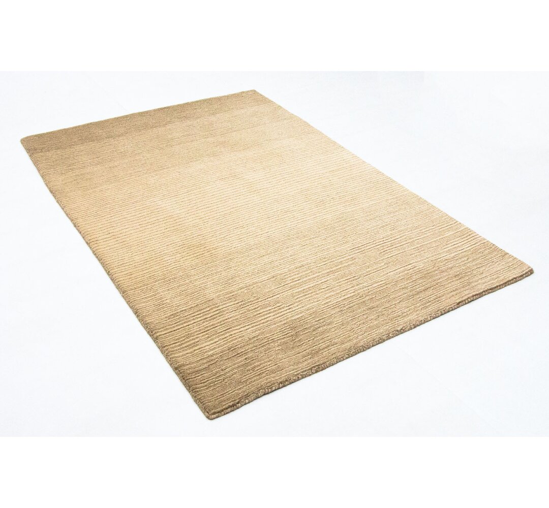 Handgefertigter Innen/Außen Teppich Dantzler in Beige