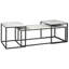 Ensemble de 3 tables basses