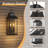 Alletta 20.6'' H 2-Light Aluminum Wall Sconce with Dusk-to-Dawn Sensor-1014558521