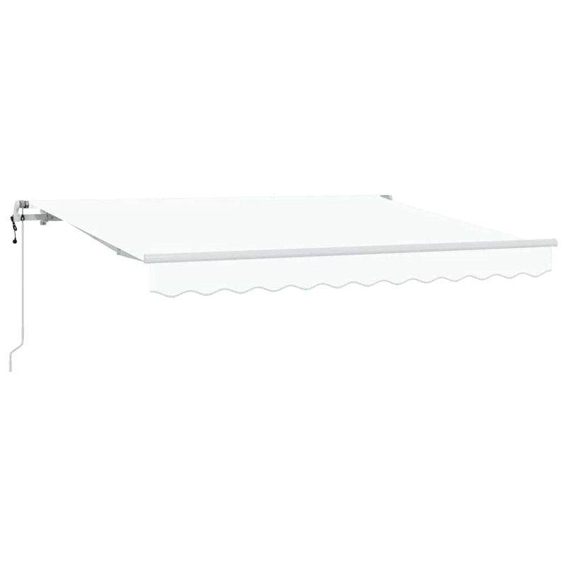 Retractable Awning, 350cm H x 200cm W, White