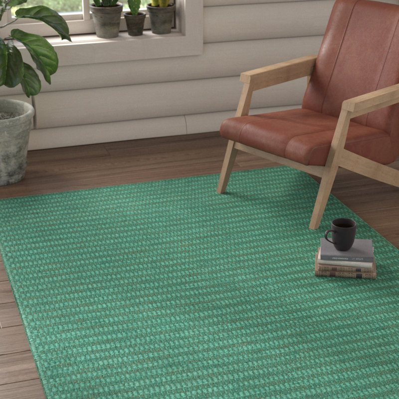 Walton Wool Abstract Indoor Rug, Rectangle 8' x 11'