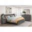 Mobilier de chambre à coucher moderne et élégant 1pc beau lit brunâtre-114208365
