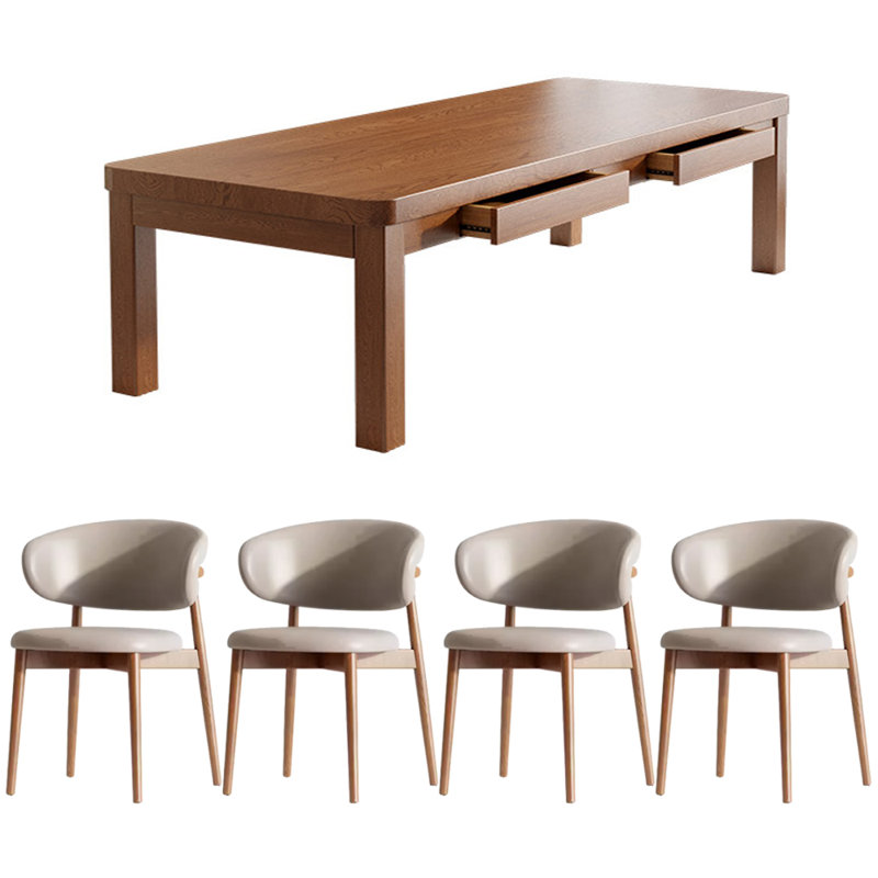 Ensemble de salle à manger rectangulaire, H 29,52 po x L 70,86 po x l 31,49 po