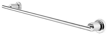 Contempra Wall Mounted Towel Bar, Polished Chrome
