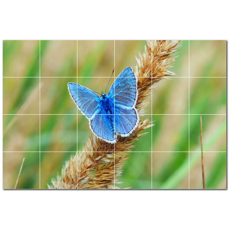 Murale décorative en céramique 4,25 po x 4,25 po