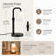 Candle Warmer Lamp with Timer & Dimmer, Wax Heating Melter for Scented Candle Jars Women House Warming Gift Heightness Adjustable bedrooms kitchen office Aesthetic Room Decor(Wavy Frosted Glass)