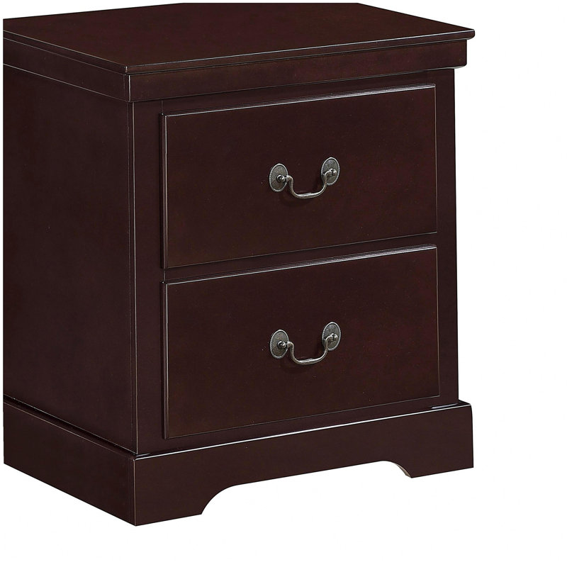 Table de chevet en bois 1pc, Cerisier