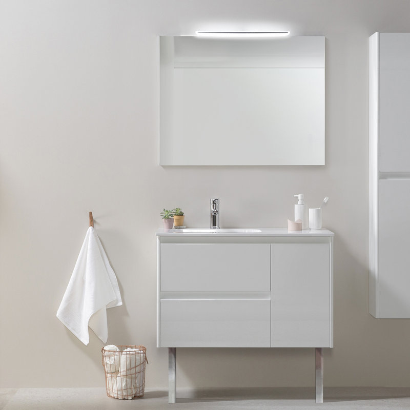 Ambra 35.6'' W Single Vanity, Matte Sand