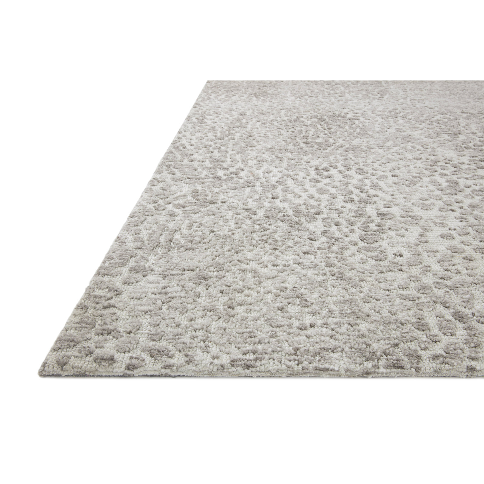 Crispin Silver Rug, Rectangle 7'9" x 9'9", Animal Print