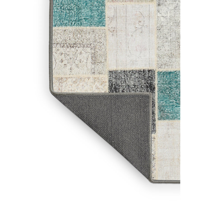 Tapis beige à motif géométrique Alissia, Rectangle 7 pi x 9 pi
