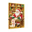 Ensemble de 3 reproductions d'art sur toile, "Christmas Santa Claus"-1771208738
