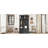 Modern Farmhouse 4-in-1 Hall Tree with Storage Shoe Bench-1257450033