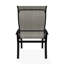 Belle Isle Sling Aluminum Frame Dining Height Supreme Arm Chair with Marine Grade Polymer Arm Accent-425489412-425489408