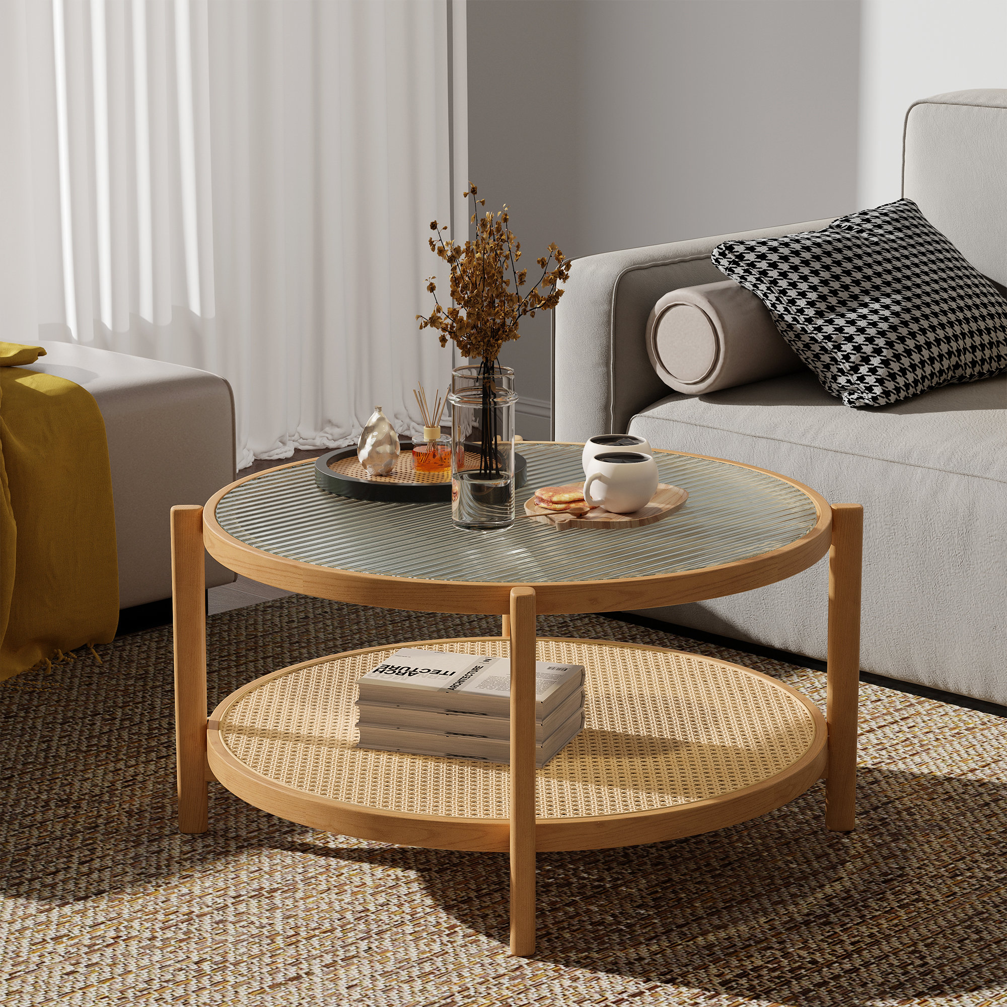 Bay Isle Home Aerin 2 Layer Coffee Table Tea Table Wayfair