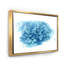 «Blue Turquoise Cloud Abstract», peinture sur toile à cadre flottant-59850996-59850990