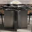 Modern Round Faux Marble Dining Table-104732953