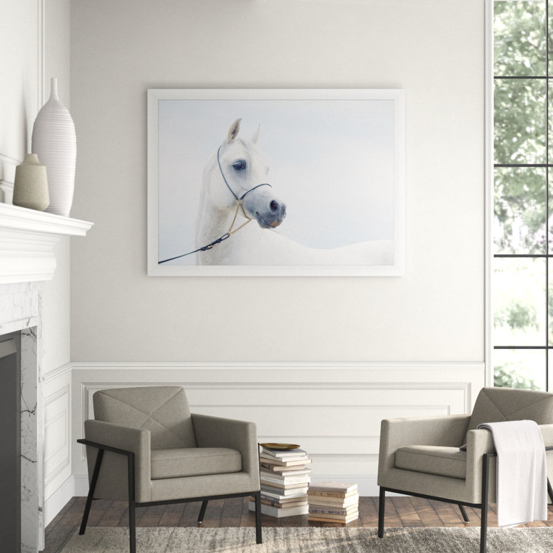 Henrietta' Framed Photographic Print on Glass