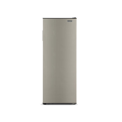 Frigidaire 6.5 Cu. Ft. Upright Convertible Refrigerator Freezer, Garage Ready Fridge or Freezer for Home, Kitchen, Basement, Office, Platinum