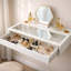 Renner 80cm 2-in-1 Floating Vanity & Wall Desk with Storage Drawer – Modern Space Saver