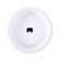 LACAVA Twin Set 19.75'' White Porcelain Circular Bathroom Sink with Overflow