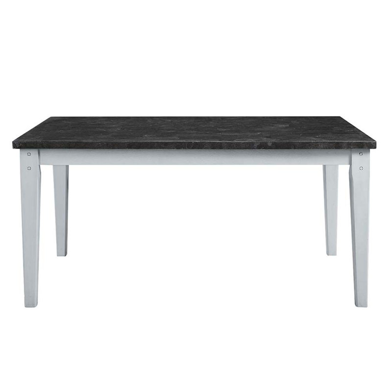 Vasso Rectangular Marble Top Dining Table