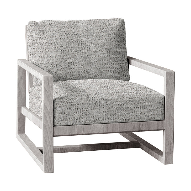 Méridienne Avondale, Pas de passepoil + bourre standard, Teck huître, Caramel tweed