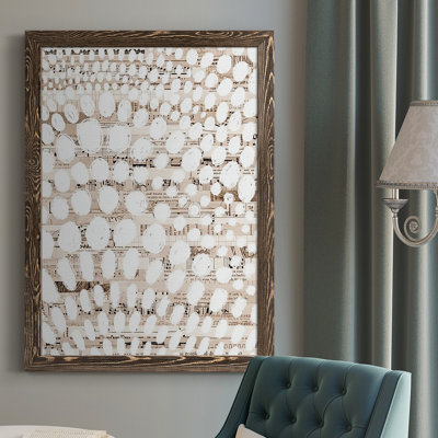 Motif rétro II - reproduction d'un seul cadre photo sur toile