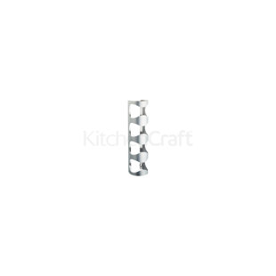 Wall Mounted Wine Bottle Rack in Silver