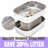 Xl Stainless Steel Sifting Litter Box, Scoop Free, Easy-to-use, Perfect For Normal Litter, Includes Scoop & Transfer Bag