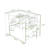 Full Loft Bed With Desk, RGB Light, Storage Shelves And Charging Station-2098216956