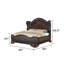 Télécopieur King 3 pièces Noyer foncé-69260748-133332153-133332155