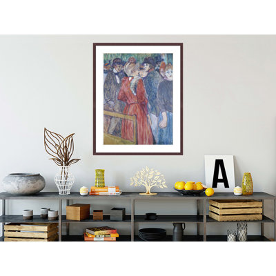«At the Moulin de la Galette» par Henri de Toulouse-Lautrec, impression giclée encadrée