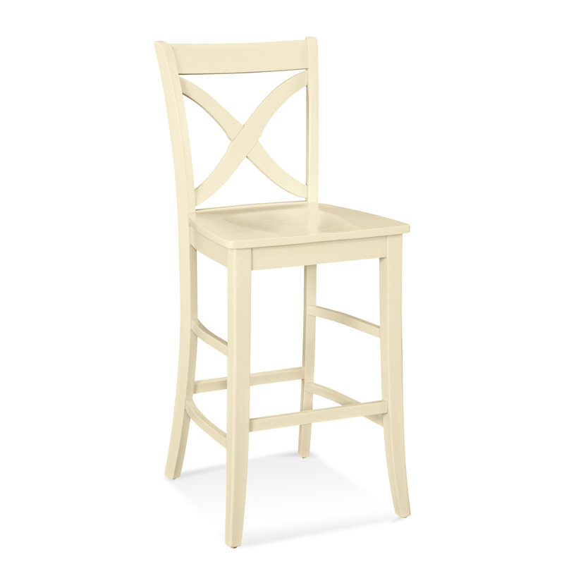 Hues Bar & Counter Stool, Counter Stool (24" Seat Height), Honey Finish