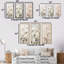 Ensemble de salon 3 pièces beige et vert Magnolias-1557253429-1557253431