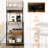 Kitchen Bakers Rack With Power Outlet