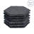 Argon Tableware - Hexagon Slate Coasters - 9.5 x 8.5cm