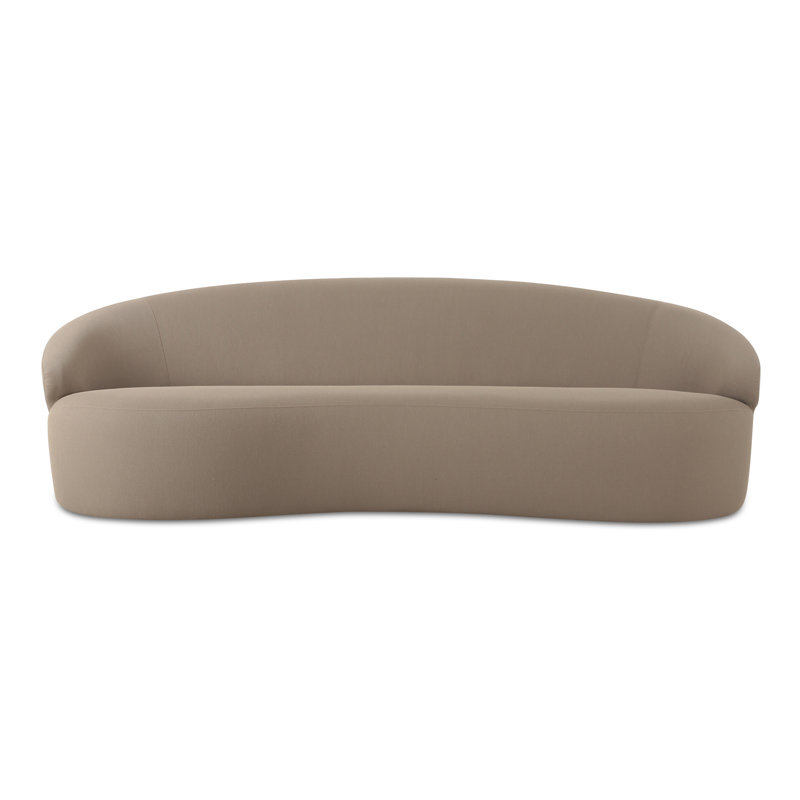 Canapé rembourré Ashton, Tissage performant taupe