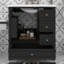 Ensemble de meuble-lavabo simple 30 po avec une porte et trois tiroirs, une armoire de rangement en bois massif de 30 po avec lavabo-1839628785