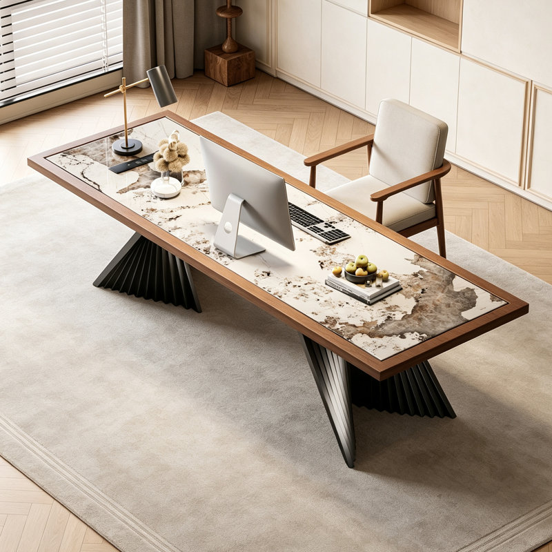 Bureau Annalise, H 29,53 po x l 62,99 po x P 31,5 po