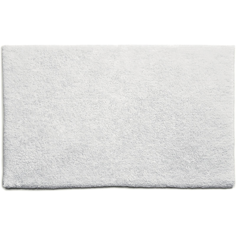 Dithusan Plain Bamboo Bath Mat, 80cm L x 50cm W, Grey