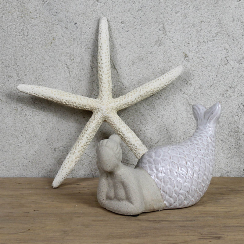 Laying Mermaid, Ceramic